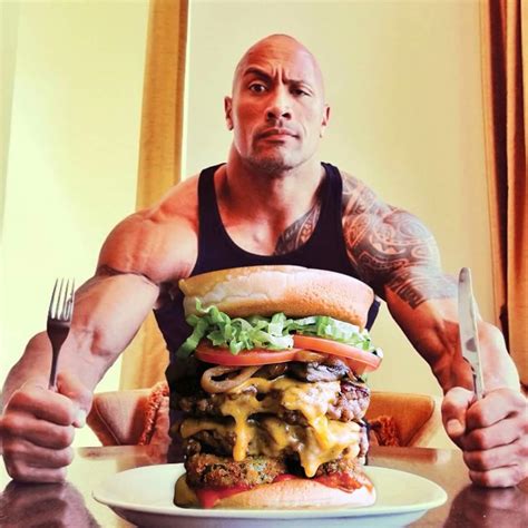 burger the rock meme|The Rock's Burger .